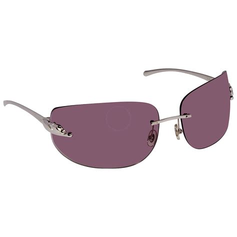 Cartier Violet Wrap Ladies Sunglasses CT0062S 001 72